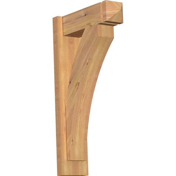 Ekena Millwork Thorton Arts & Crafts Smooth Outlooker, Western Red Cedar, 5 1/2"W x 16"D x 28"H OUT06X16X28THR03SWR - main
